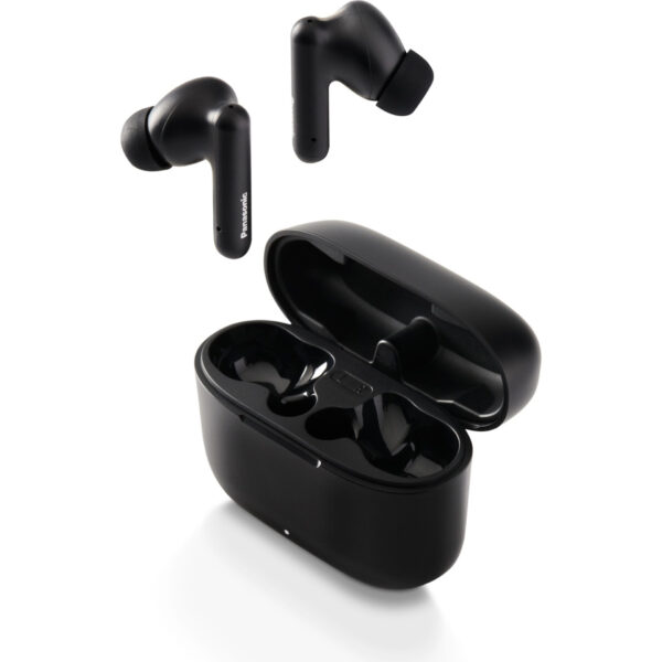 Casti, Panasonic, In-Ear True Wireless, IPX4, Bluetooth 5.3, Autonomie 26 ore, Driver 10 mm, Negru, RZ-B110WDE-K „RZ-B110WDE-K” (timbru verde 0.8 lei)