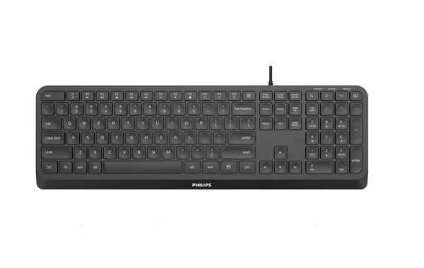 Tastatura Philips SPK6207, cu fir, negru „SPK6207” (timbru verde 0.8 lei)