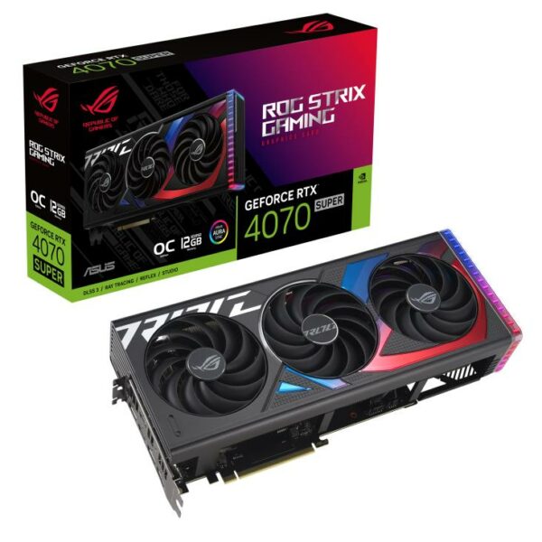 PLACI VIDEO Asus VGA PCIE16 RTX4070 SUPER 12GB „STRIX-RTX4070S-O12GGAMING”