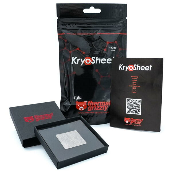 Thermal Grizzly PAD Termic KryoSheet, grafen, 25 x 25 mm „TG-KS-25-25”