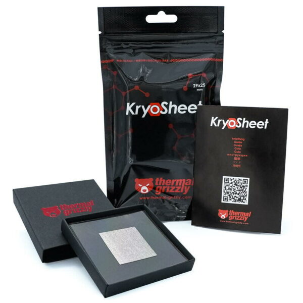 Thermal Grizzly PAD Termic KryoSheet, grafen, 29 x 25 mm „TG-KS-29-25”