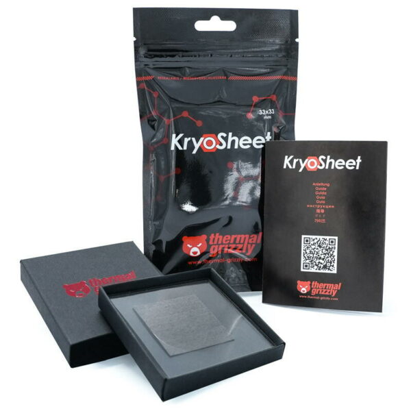 Thermal Grizzly PAD Termic KryoSheet, grafen, 33 x 33 mm „TG-KS-33-33”