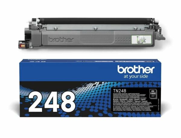 Toner Original Brother Black, TN248BK, pentru HL-L3220|L3240|HL-L8230|L8240|DCP-L3520|DCP-L3560|MFC-L3740|MFC-L8340|MFC-L8390, 1K, (timbru verde 1.2 lei)”TN248BK”