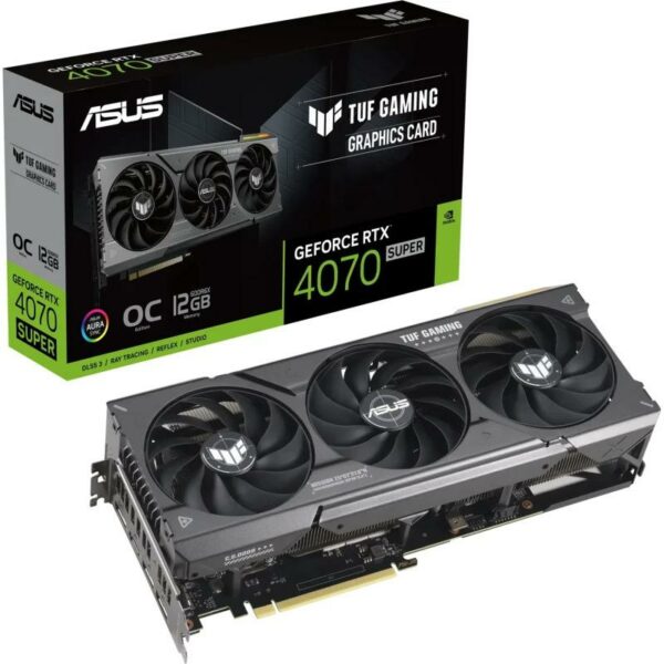 PLACI VIDEO Asus VGA AS TUF RTX 4070 SUPER 12GB GAMING „TUF-RTX4070S-O12G-GAMING”