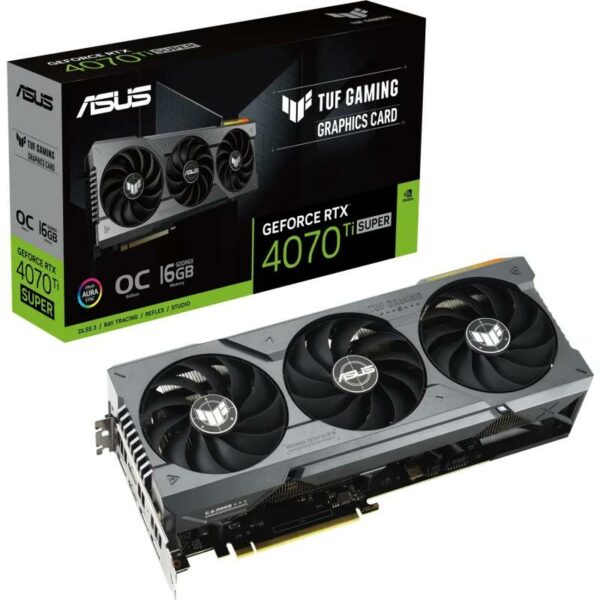 PLACI VIDEO Asus VGA TUF RTX 4070TI SUPER 16GB GAMING „TUF-RTX4070TIS-O16G-GAMING”