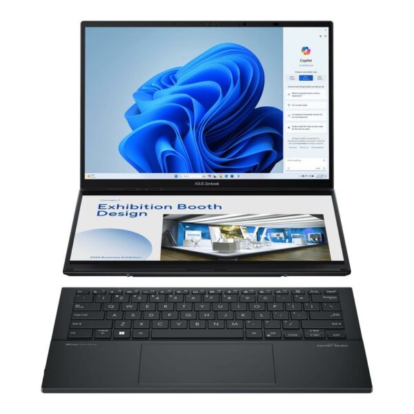 NOTEBOOK Asus 14 inch|3K 2880 x 1800 OLED|Touch screen|Intel Core Ultra 7|155H|1.4 GHz|Mem 16 GB|SSD 1 TB|1xHDMI|FHD cam|Greutate 1.65 kg|WIN 11 Pro|Inkwell Gray „UX8406MA-PZ075X” (timbru verde 4 lei)