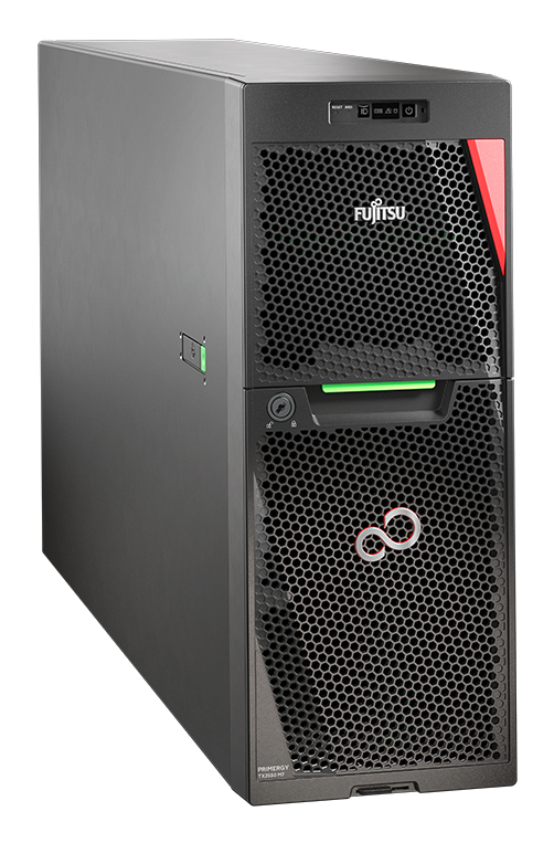 Fujitsu PRIMERGY TX2550 M7 Tower, 1x Xeon Silver 4410Y, 1x 32GB DDR5, noDVD, noHDD, iRMC Adv. Pack, 1x 900W, 3Yrs „VFY:T2557SC040IN” (timbru verde 7 lei)
