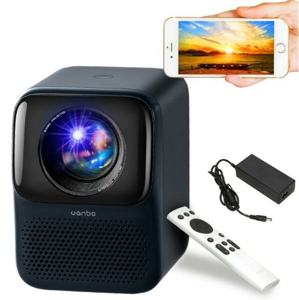 Xiaomi Wanbo Projector T2 MAX Dark Blue „WANBOT2MAXDARKBLUE” (timbru verde 4 lei)