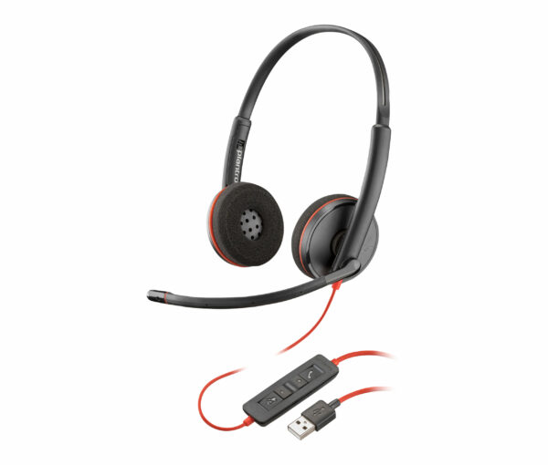 Poly Blackwire 3220 Stereo USB-A Headset (Bulk) „80S02A6” (timbru verde 0.8 lei)