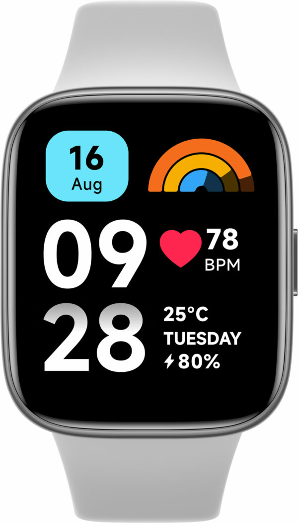 Smartwatch Redmi Watch 3 Active Gri „BHR7272GL” (timbru verde 0.18 lei)