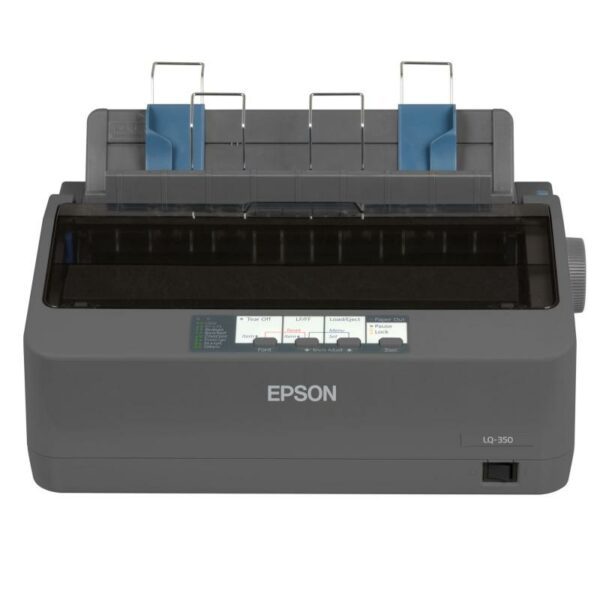 Imprimanta Matriciala Epson LQ-350, A4, Functii: Imprimare, Viteza de Printare Monocrom: , Viteza de printare color: 86-347 chars, Conectivitate:Retea, Duplex:, ADF:(Timbru Verde 23lei) „C11CC25001”