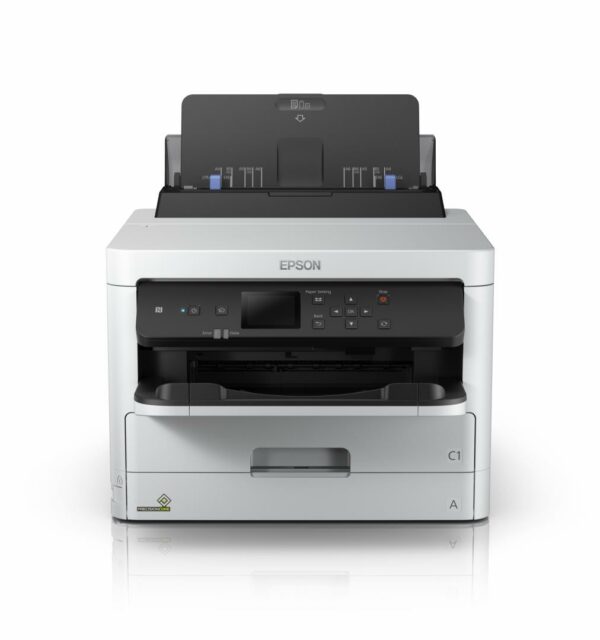 Imprimanta Inkjet Mono Epson WF-M5299DW, A4, Functii: Imprimare, Viteza de Printare Monocrom: 24ppm, Viteza de printare color: , Conectivitate:USB|Retea|Wi-Fi, Duplex:, ADF:Da(Timbru Verde 23lei) „C11CG07401”