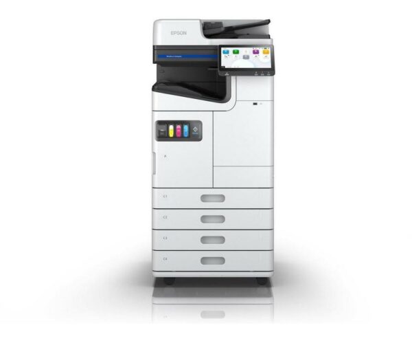 Imprimanta Inkjet Color Epson AM-C6000, A3, Functii:Impr.|Scan.|Cop.|Fax,Vit de Print Mono: 60ppm,Vit de print color:60ppm,Conectiv:USB|Retea|Wi-Fi, Duplex:Da, ADF:Da(Timbru Verde 23lei) „C11CJ91401”