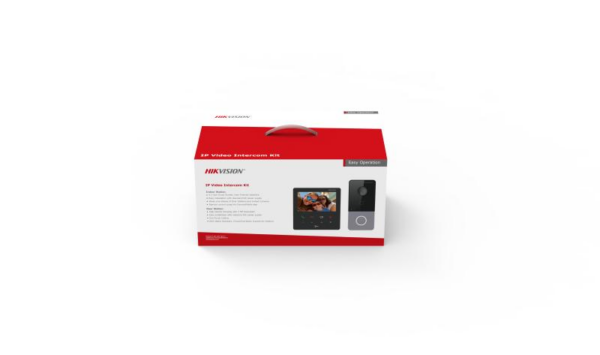 KIT VIDEOINTERON IP 1FAMILIE „DS-KIS606-P” (timbru verde 0.8 lei)