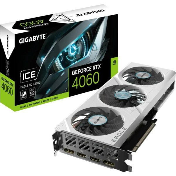 VGA PCIE16 RTX4060 8GB GDDR6/N4060EAGLEOC ICE-8GD GIGABYTE „GV-N4060EAGLEOC ICE-8GD”