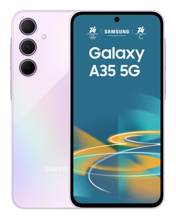 Smartphone Galaxy A35 256GB 8GB RAM 5G Dual SIM Awesome Lilac „SM-A356BLVGEUE” (timbru verde 0.45 lei)