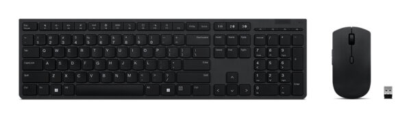 Lenovo Professional Wireless Rechargeable Combo Keyboard and Mouse „4X31K03968” (timbru verde 0.8 lei)