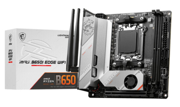 Placa de baza MPG B650I EDGE WIFI AM5 2DDR5 mini-ITX „MPG B650I EDGE WIFI”