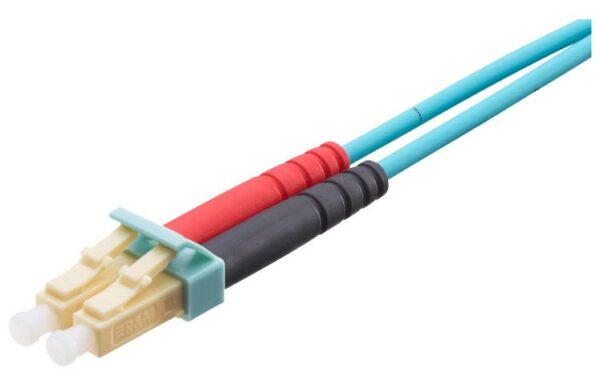 PATCH CABLE FO LC-DUPLEX LSZH/OM3 5M BEIGE/TURQ R323066 R&M „R323066” (timbru verde 0.08 lei)