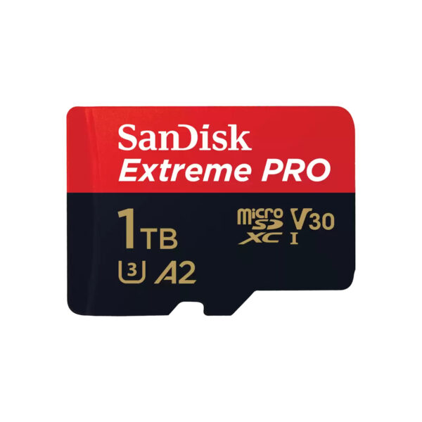 EXTREME PRO MICROSDXC 1TB+SD/ADAPTER 200MB/S 140MB/S A2 C10 V „SDSQXCD-1T00-GN6MA” (timbru verde 0.03 lei)