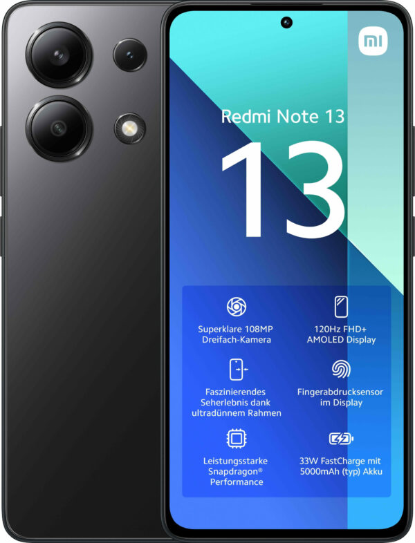 Xiaomi Note 13 8GB RAM 256GB DS 4G Black „XINOTE138256GB4GDSBK” (timbru verde 0.45 lei)