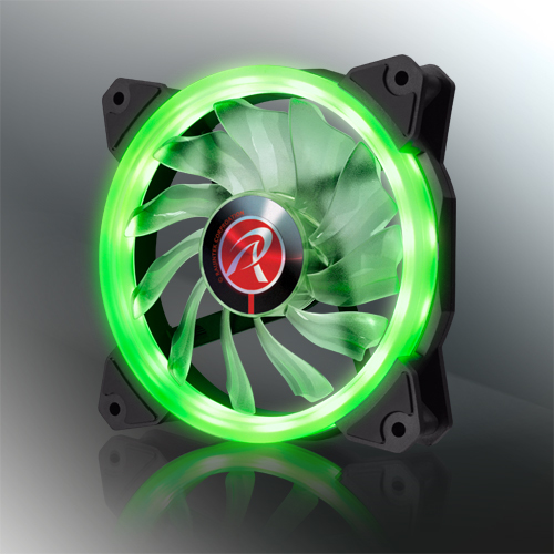 IRIS 12 LED Fan, green – 120mm „0R400042”