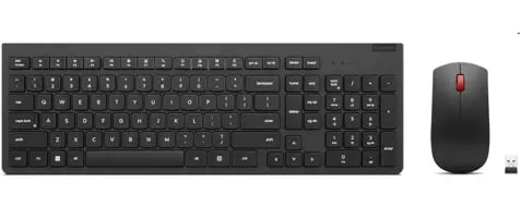 LENOVO Essential Wireless Combo Keyboard & Mouse Gen2 Black US Euro 103P „4X31N50746” (timbru verde 0.8 lei)