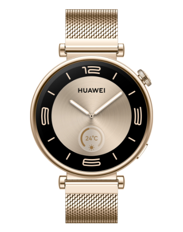 Smartwatch Watch GT 4 41mm Gold Milanese Elegant „55020BJA” (timbru verde 0.18 lei)