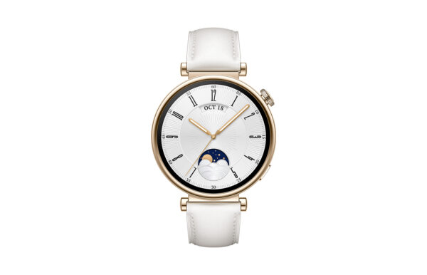 Smartwatch Watch GT 4 41mm Classic White Leather „55020BJB” (timbru verde 0.18 lei)