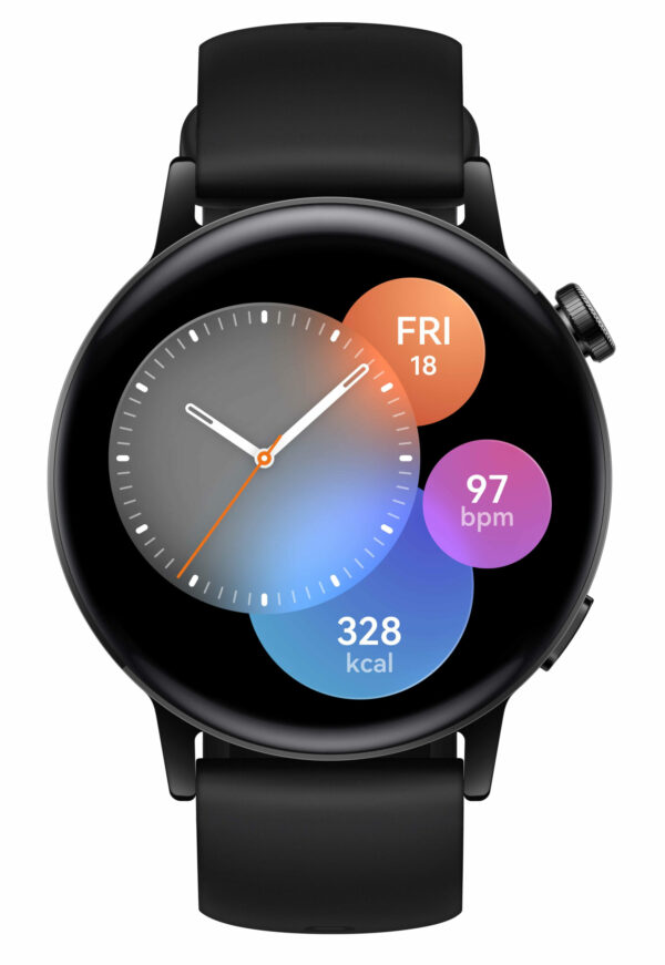 Smartwatch Watch GT 3 Active 42mm Black „55027152-Milo-B19S” (timbru verde 0.18 lei)