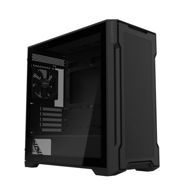 GIGABYTE C102G PC Case Full-Size Tempered Glass Side Panel With 2xUSB 3.0 Pre-installed two 120mm fans M-ATX/Mini-ITX „C102G” (timbru verde 0.08 lei)