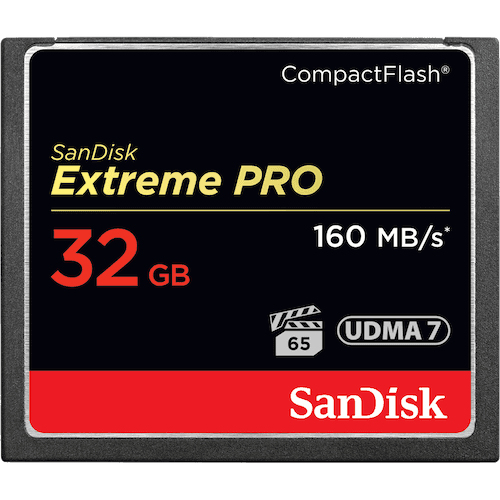 Card memorie SDCFXPS-032G-X46, Compact Flash Extreme PRO 32GB „SDCFXPS-032G-X46” (timbru verde 0.03 lei)