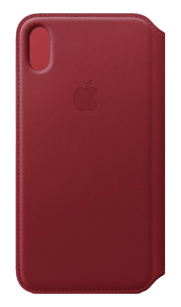 Leather Folio Folio pentru iPhone XS Max, Red „MRX32ZM/A”
