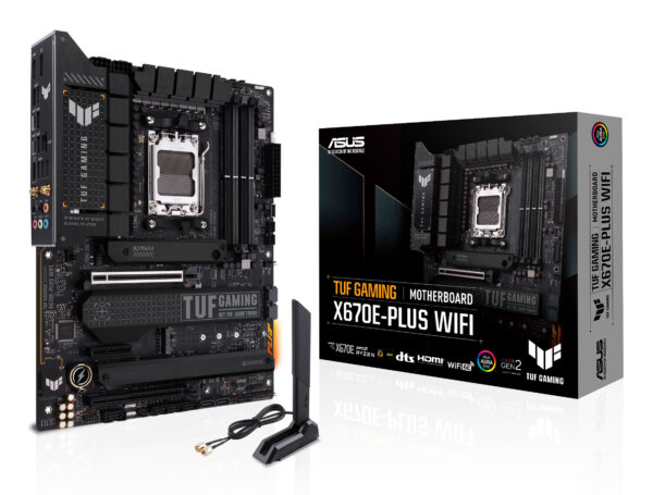 Placa de baza TUF Gaming X670E-Plus WiFi, AMD X670E-Mainboard – Sockel AM5 „90MB1BK0-M0EAY0”