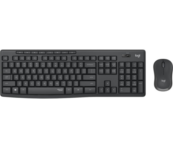 Tastatura MK295 Silent Wireless Combo – GRAPHITE „920-009871” (timbru verde 0.8 lei)