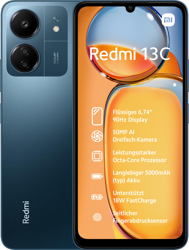 Xiaomi Redmi 13C 6+128GB DS 5G Blue „XIREDMI13C-6128GBDS5GBL” (timbru verde 0.45 lei)
