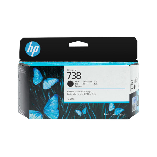 Cartus Cerneala Original HP Black, nr.738, pentru &nbsp;DesignJet T950, 130ml, incl.TV 1.2 RON, „498N4A”