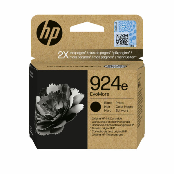 Cartus Cerneala Original HP Black, nr.924E, pentru 8120e|8130e, 500, incl.TV 1.2 RON, „4K0V0NE”