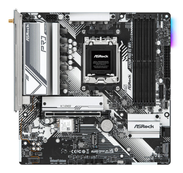 Placa de baza A620M Pro RS WiFi AM5 mATX „90-MXBLX0-A0UAYZ”