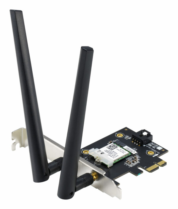 AX1800 Dual Band PCI-E WiFi 6 (802.11ax). Bluetooth 5.2, WPA3 „90IG07A0-MO0B00”