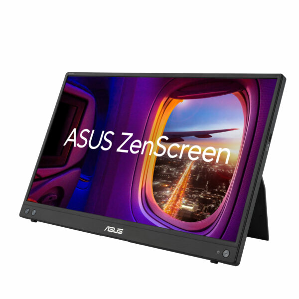Monitor LED ZenScreen MB16AHV 16:9 FHD HDMI Negru „90LM0381-B02370” (timbru verde 7 lei)