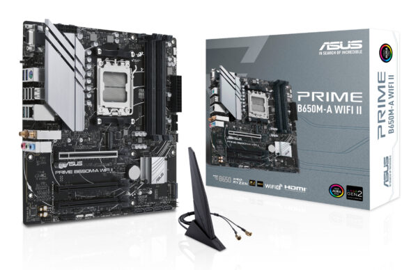 Placa de baza PRIME B650M-A WIFI II, AMD B450, Socket AM5, mATX „90MB1EG0-M0EAY0”