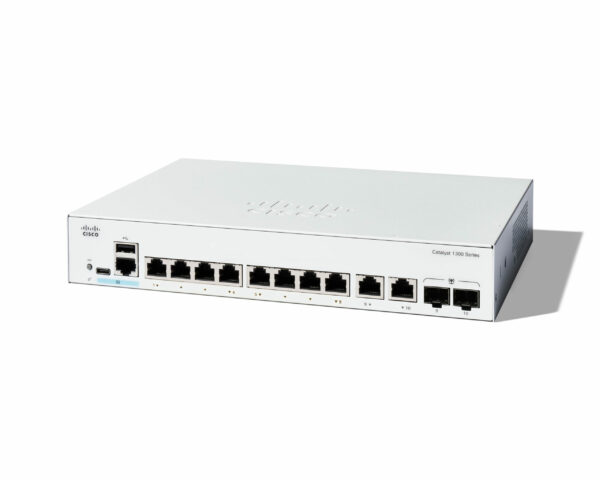 CATALYST 1300 8-PORT GE EXT PS/2X1G COMBO „C1300-8T-E-2G” (timbru verde 2 lei)