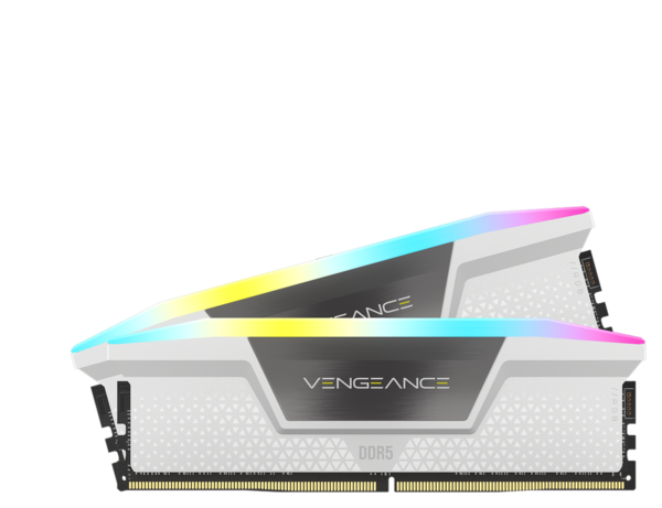 Memorie Vengeance RGB White 32GB DDR5 6000MHz CL 30 Dual Channel „CMH32GX5M2B6000C30W”