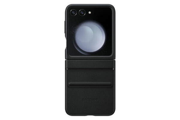 Husa Eco-leather Case pentru Galaxy Flip5, Black „EF-VF731PBEGWW”