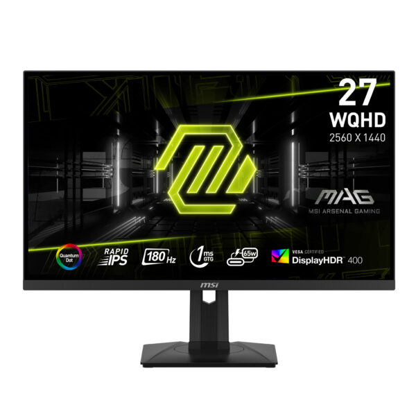 Monitor LED MAG 274QRF QD E2, 27 inch, 2560 x 1440 pixeli, 180 Hz, Negru „MAG 274QRF QD E2” (timbru verde 7 lei)
