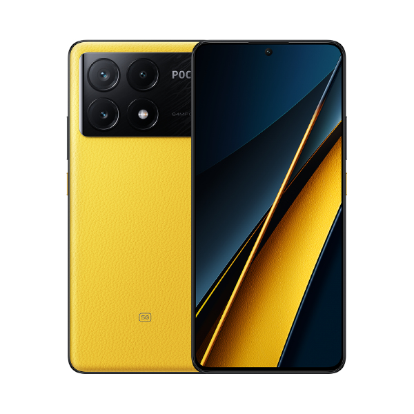 Smartphone POCO X6 Pro 512GB 12GB RAM 5G Dual SIM Yellow „MZB0FVIEU” (timbru verde 0.45 lei)