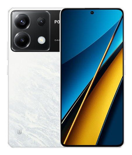 Smartphone Poco X6 256GB 12GB RAM 5G Dual SIM White „MZB0G2ZEU” (timbru verde 0.45 lei)