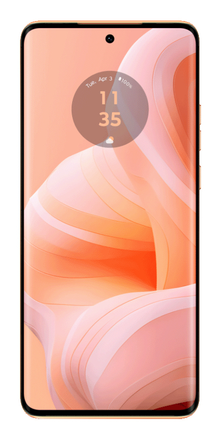 Smartphone Moto Edge 40 Neo 256GB 12GB RAM 5G Dual SIM Peach Fuzz „PAYH0097PL” (timbru verde 0.45 lei)