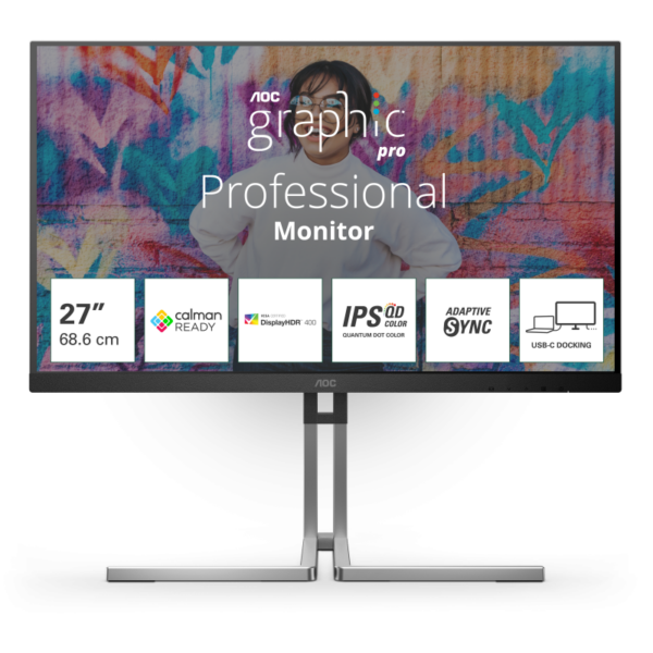 Monitor AOC 27″ Q27U3CV „Q27U3CV” (timbru verde 7 lei)